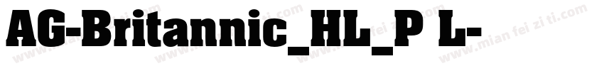 AG-Britannic_HL_P L字体转换